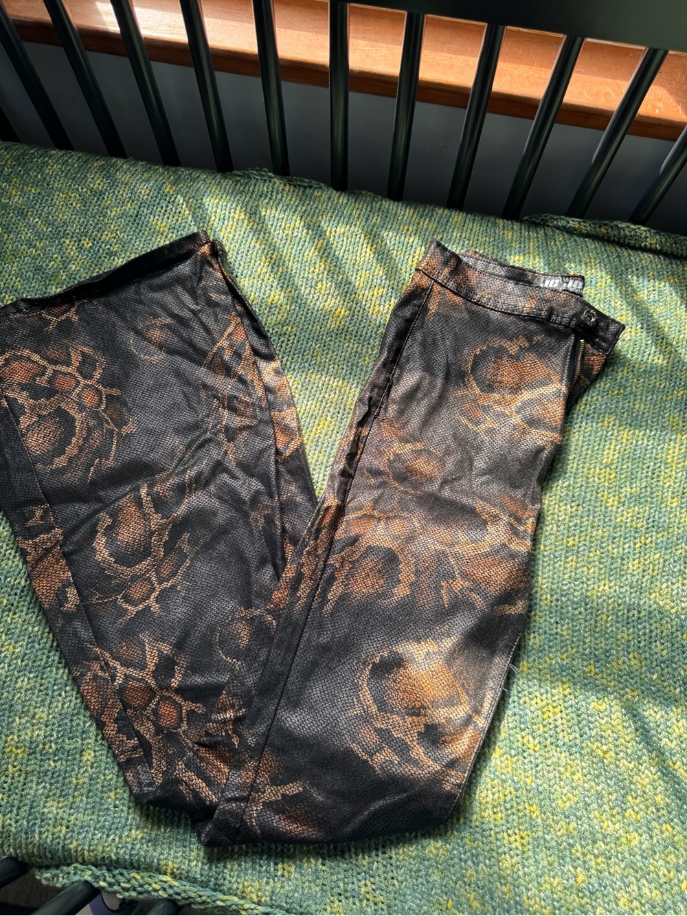 Jc & Jq Snake Print Pants
